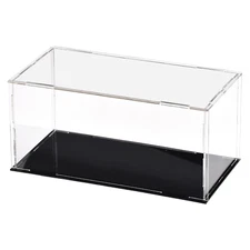 1 Pack Acrylic Display Case Box Transparent Dustproof Showcase 7.9x3.9x3.9 Inch