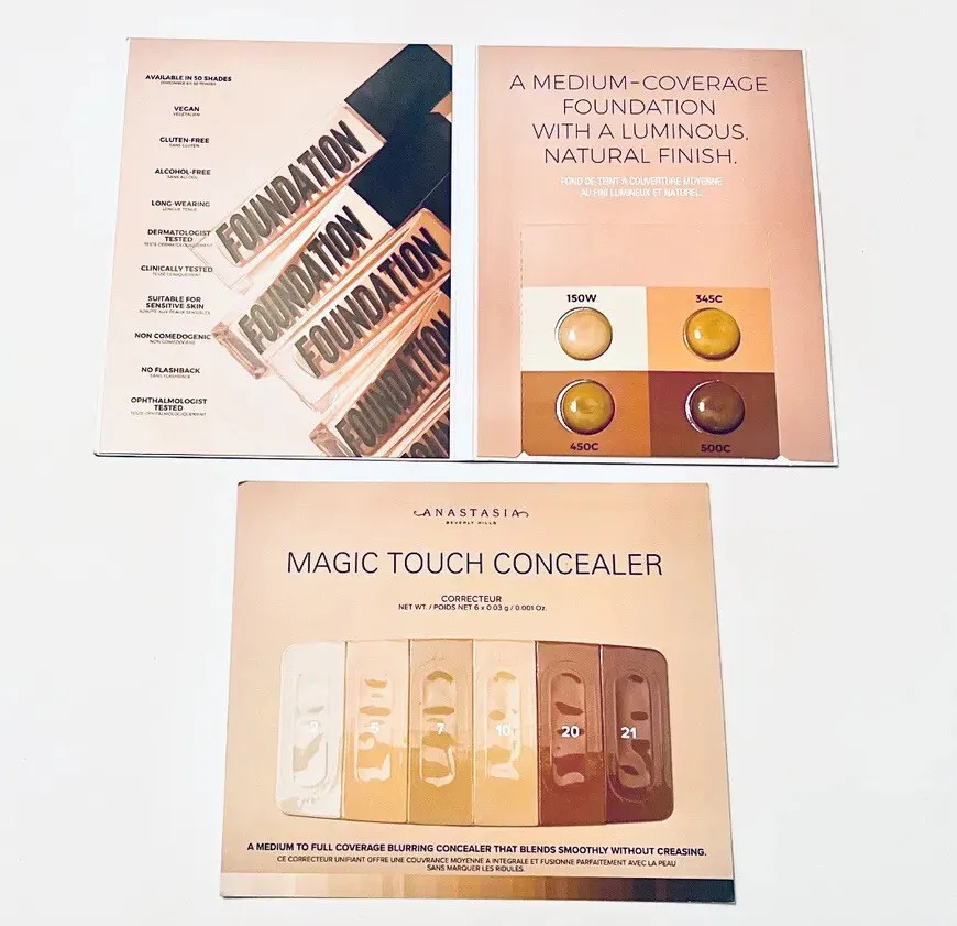 Cards Sample & Beverly eBay Foundation Hills Touch Magic Concealer Anastasia Luminous |