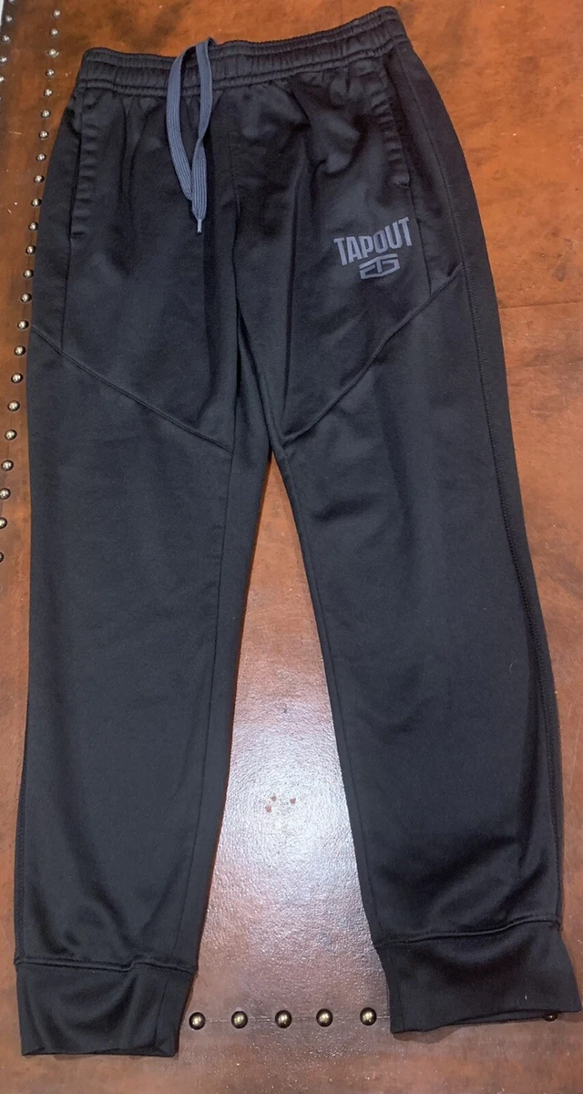 Tapout Youth Black Poly Sweatpants S CH P eBay