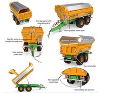 Model SEMI-TRAILER TIPPER JOSKIN TRANS-KTP 2250 + RIGID COVER