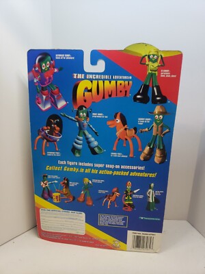 ＧＩ ＧＵＭＢＹ SEALED MIP 1996 THE INCREDIBLE ADVENTURES OF GUMBY SUPERFLEX