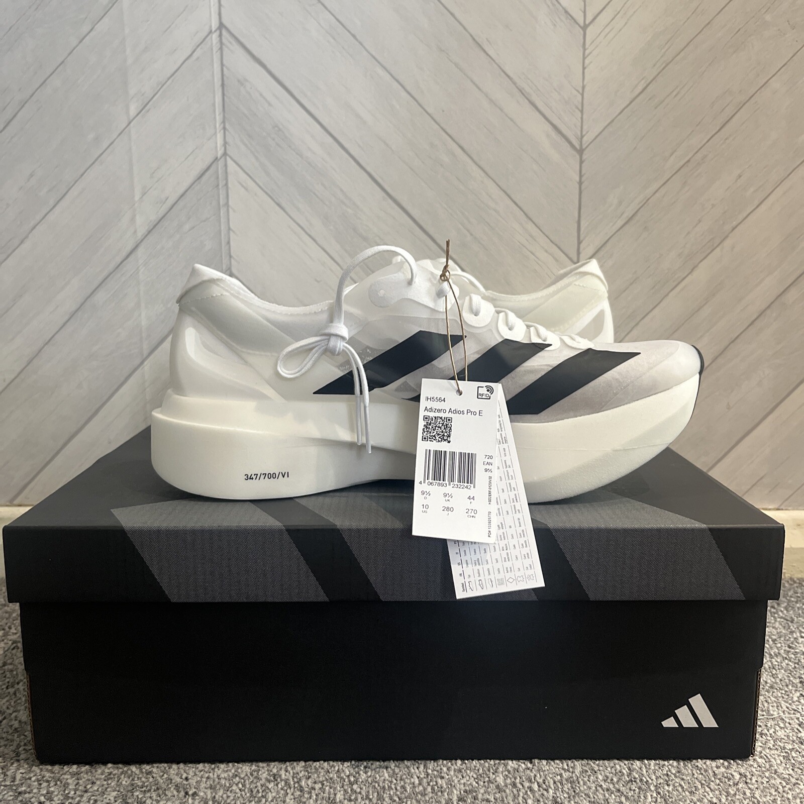 Adidas Adizero Adios Pro Evo 1 Reino Unido Talla 9.5 - IH5564