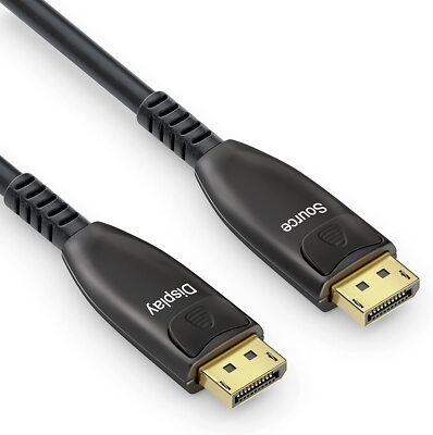 conecto DisplayPort 8K Glasfaser Premium AOC Extender Kabel, Hybridkabel 10-50m