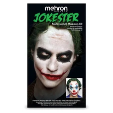 Mehron Evil Joker J Character Villian Professional Make Up Costume Kit KMP-EJ