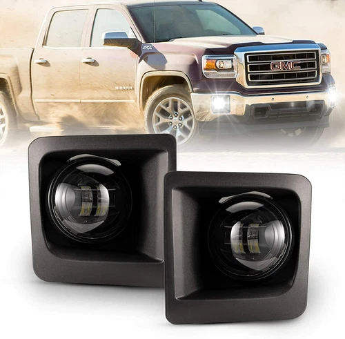 LED Fog Lights for 2014-2015 GMC Sierra 1500,Bumper Driving Fog lamp Kit Fog