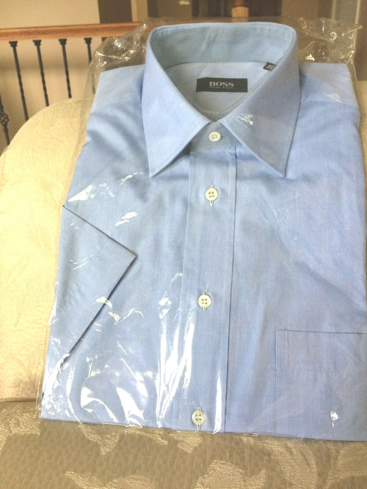 hugo boss short sleeve dress shirts