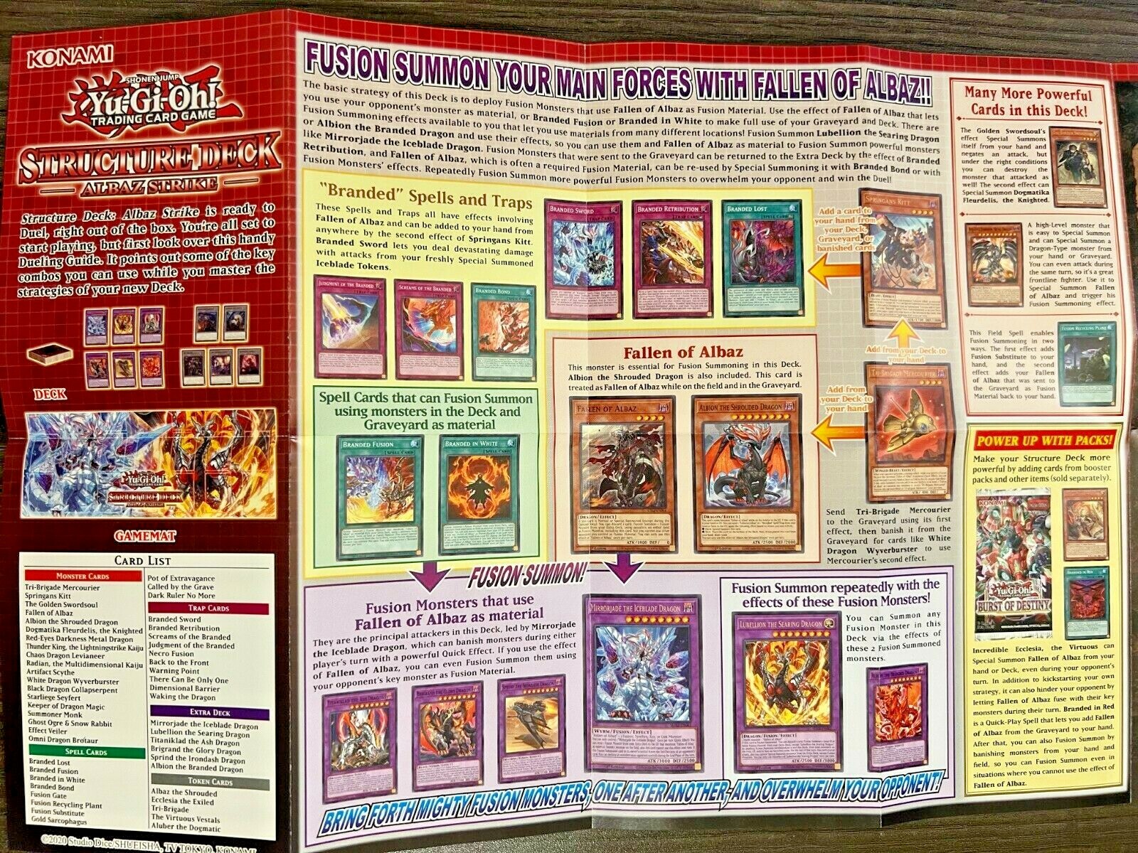 Yu Gi Oh TCG Albaz Strike Structure Deck Playmat New NM eBay