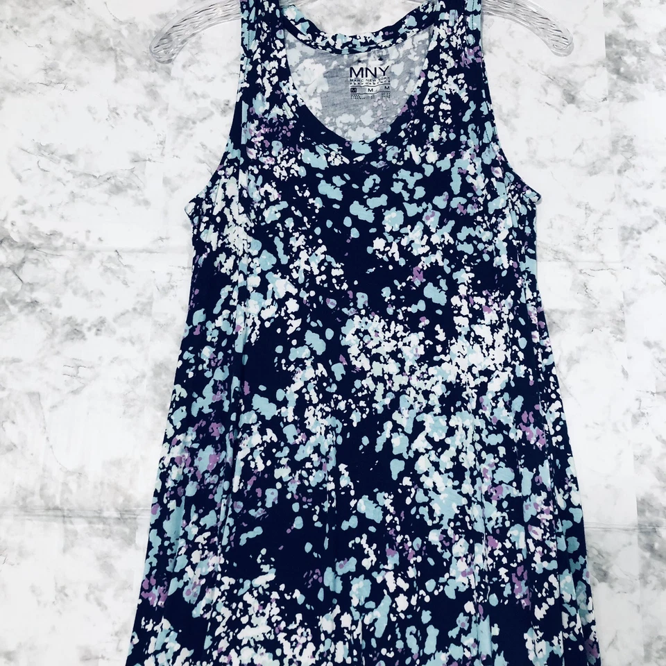 Maxi Vestido MNY Marc New York Floral Para Mujer Talla Mediana Sin Mangas Solero Foto 2 de 4
