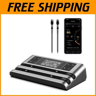 Wireless Smart Meat Thermometer with Dual Probes