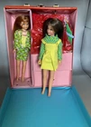 Two 1960 Vintage Junior Miss Wardrobe Cases 2 Skipper Dolls Clothing Accessories