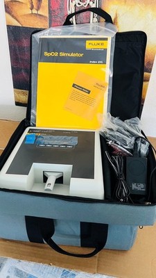 Brand New Fluke Index 2/Fluke Sp02 Simulator INDEX-2XLFE |User  Manual & Cables