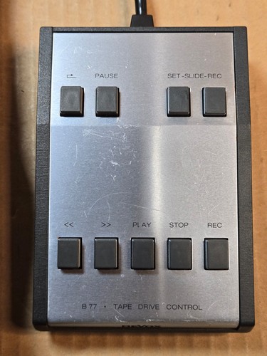 Revox STUDER B77 Reel to Reel Tape Drive Control  - Untested