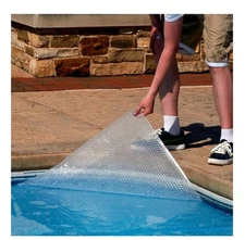 12-mil Solar Blanket for Oval 15-ft x 30-ft Above-Ground Pools - Clear
