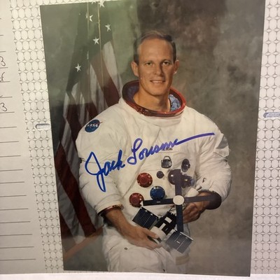 NASA Astronaut USMC Col. Jack Lousma Signed 5x7 Space Shuttle Skylab