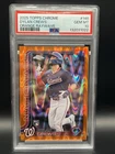 2025 Topps Chrome Dylan Crews #146 Orange Raywave /25 RC Nationals PSA 10