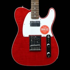 Squier Affinity Telecaster FMT SH, tastiera alloro, rosso cremisi trasparente