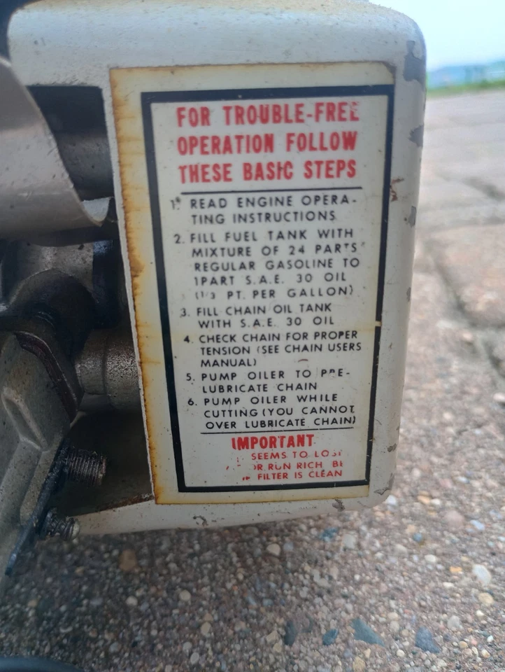 RARE Vintage Sears Lightweight Utility - Made by O&R Chainsaw - Image 4 of 4