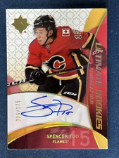 2018-19 UD Ultimate Collection Spencer Foo Autograph Flames /175
