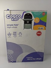 Cosco Kids HC225HGC Simple Fold High Chair NEW SEALED Noir Dot
