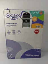Cosco Kids HC225HGC Simple Fold High Chair NEW SEALED Noir Dot
