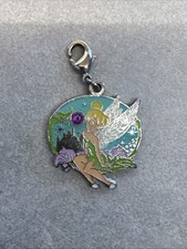 Jw1 Disney Dangle Charm Tinker Bell Mystic Fairy Purple Gem K74
