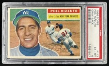 1956 Topps Phil Rizzuto #113b Yankees PSA 6