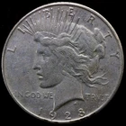 1928 PEACE SILVER DOLLAR ~ XF KEY DATE #P7