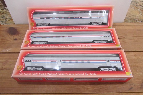 Lote Amtrak de vagones de pasajeros surtidos escala HO IHC (3) #5713 | Condition: Used