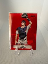 2025 Topps Joe Mauer #177 Stadium Club Red Foil