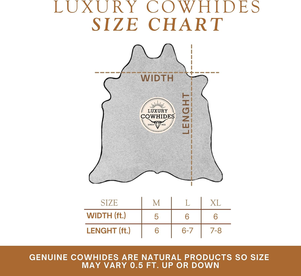 100% Genuine Grey Cowhide Rug - Modern Style Animal Skin Rug & Floor ...