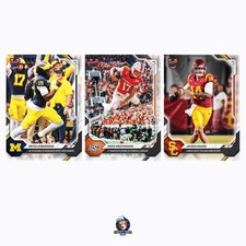 3-Card Bundle 2026-27 College Football Bowman U NOW Cards 6-8 Presale