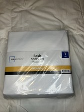 NEW Mainstays Microfiber 3 Piece Sheet Set Twin White