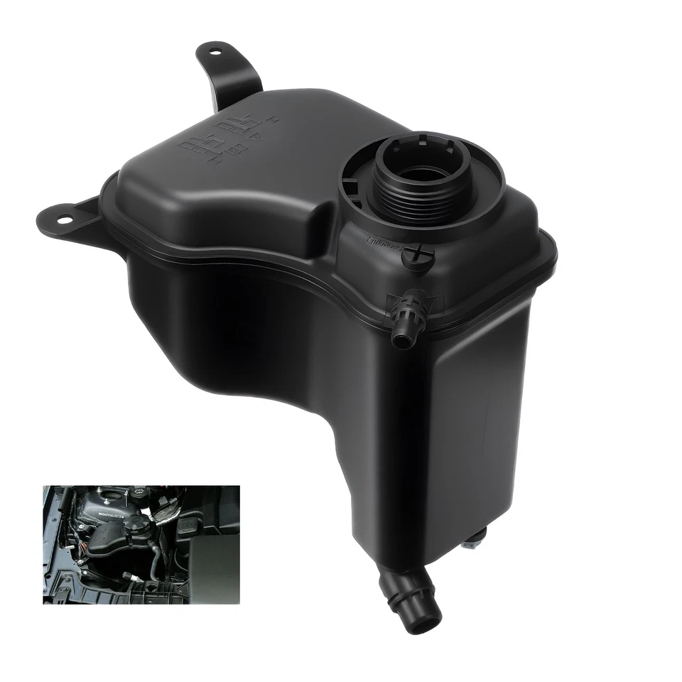 For BMW 325i 328i 335i Coolant Reservoir Overflow Expansion Tank & Sensor & Cap - Image 2 of 4