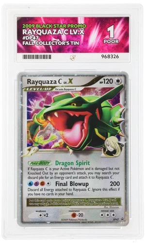 Rayquaza C LV.X Black Star Promo DP47 ACE 1 LOW POP - POP 1 *READ DESCRIPTION*