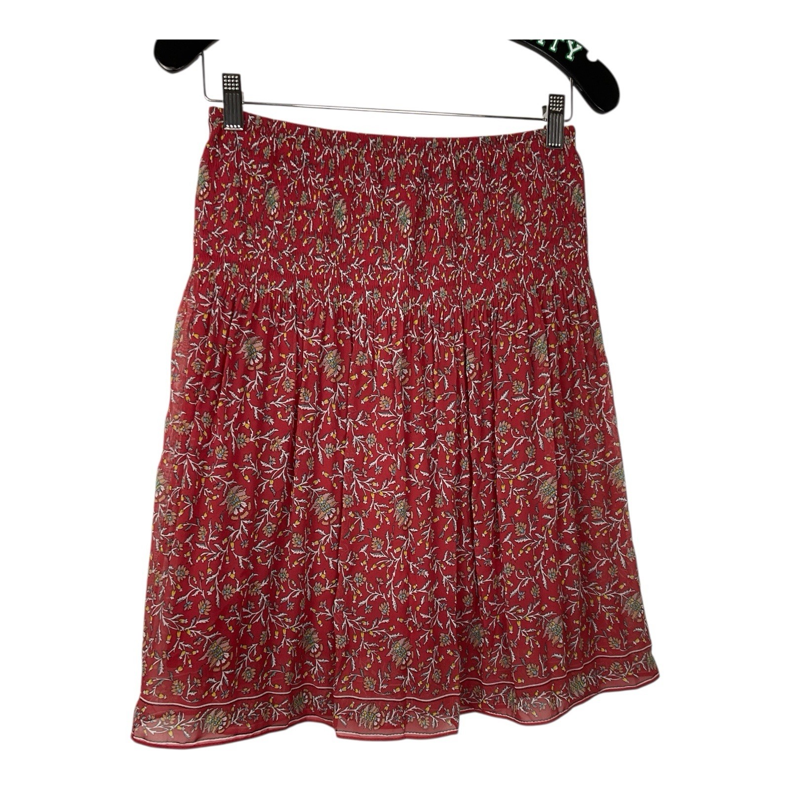 Womens Floral Tiered Midi Skirt Cottagecore Peasant Prairie Boho Feminine Ditsy