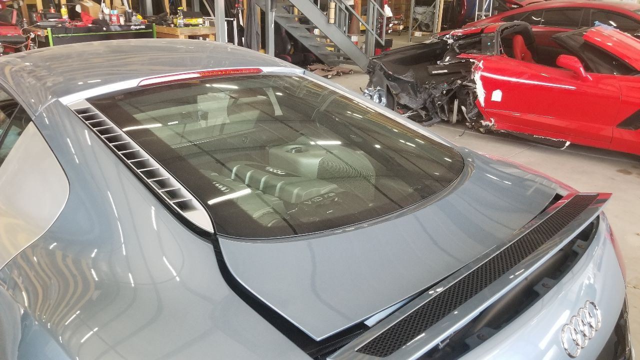Audi R8 2008-2010 Rear Trunk lid Blue