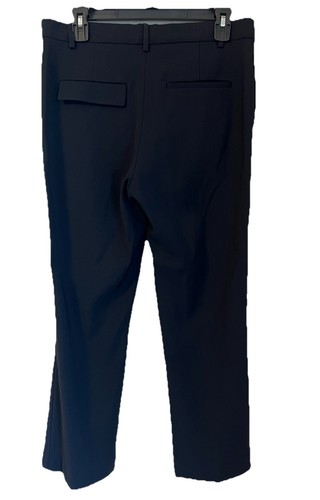 Scanlan Theodore Wool Blend Crop Pants Women’s Size 6 Black Mid Rise Straight - Picture 2 of 13