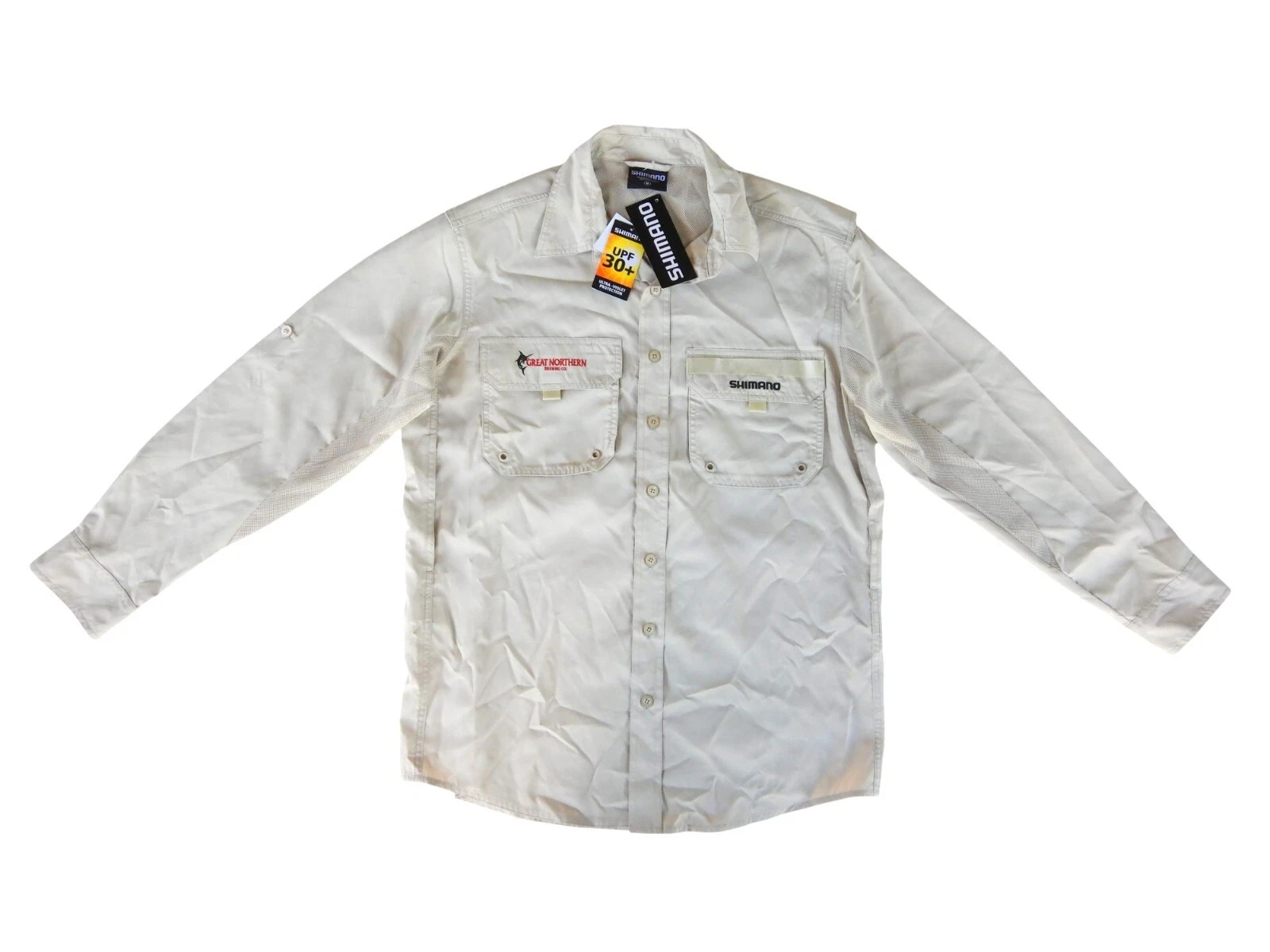 Shimano x Great Northern Beer Men's New Long-Sleeve UV Fishing Shirt - Medium