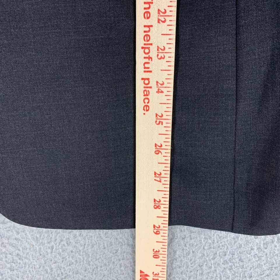 Bartorelli Napoli Sport Coat Mens 52 42R Wool Cashmere Dark Gray Blazer Italy - Image 4 of 4