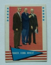 1961 Fleer Baseball #1 UNCHECKED Checklist Baker Cobb Wheat NRMINT - 