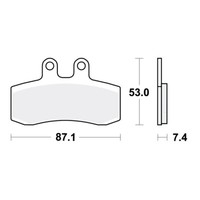 TRW BremsbeläGe Passend Vorn FüR Mz/Muz SM 660 Bj. 2006-2008