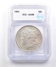 1903 Morgan Silver Dollar AU58 ICG *3284