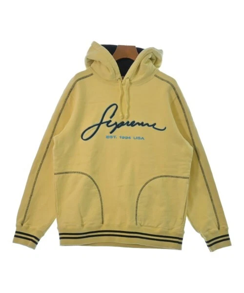 Sweat à capuche jaune Supreme S 2200527434090