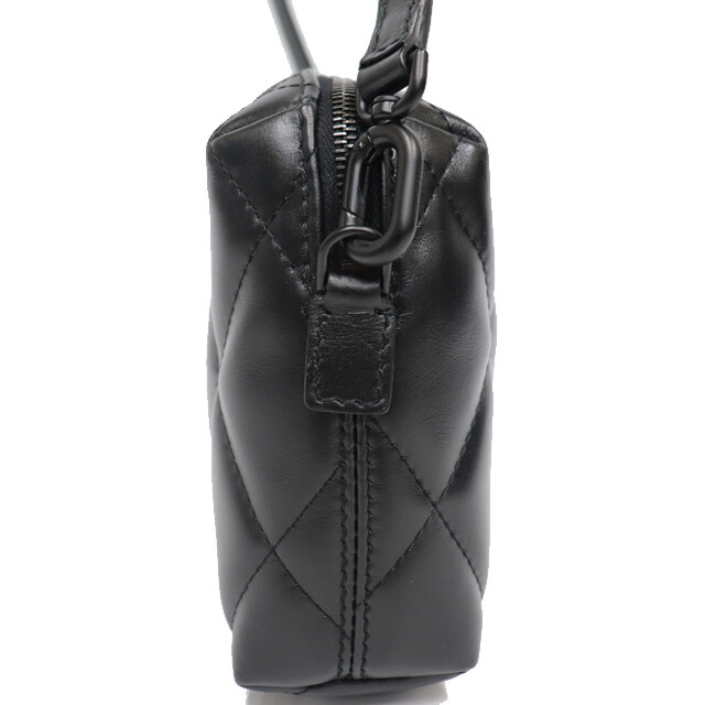 Balenciaga Mini Shoulder Camera Bag Quilted Leather Black Balenciaga Mini Shoulder Camera Bag Quilted Leather Black