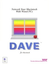 DAVE 2.5 Peer to Peer Between PCs and Macs using TCP/IP Vintage Software