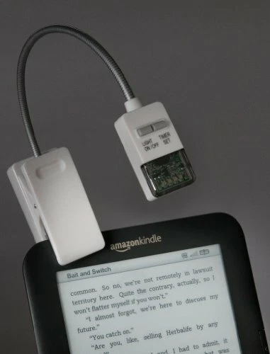Fulcrum 20022-108 Multiflex EcoReader Libro Luz Plus con Función Temporizador, Blanco Foto 3 de 4