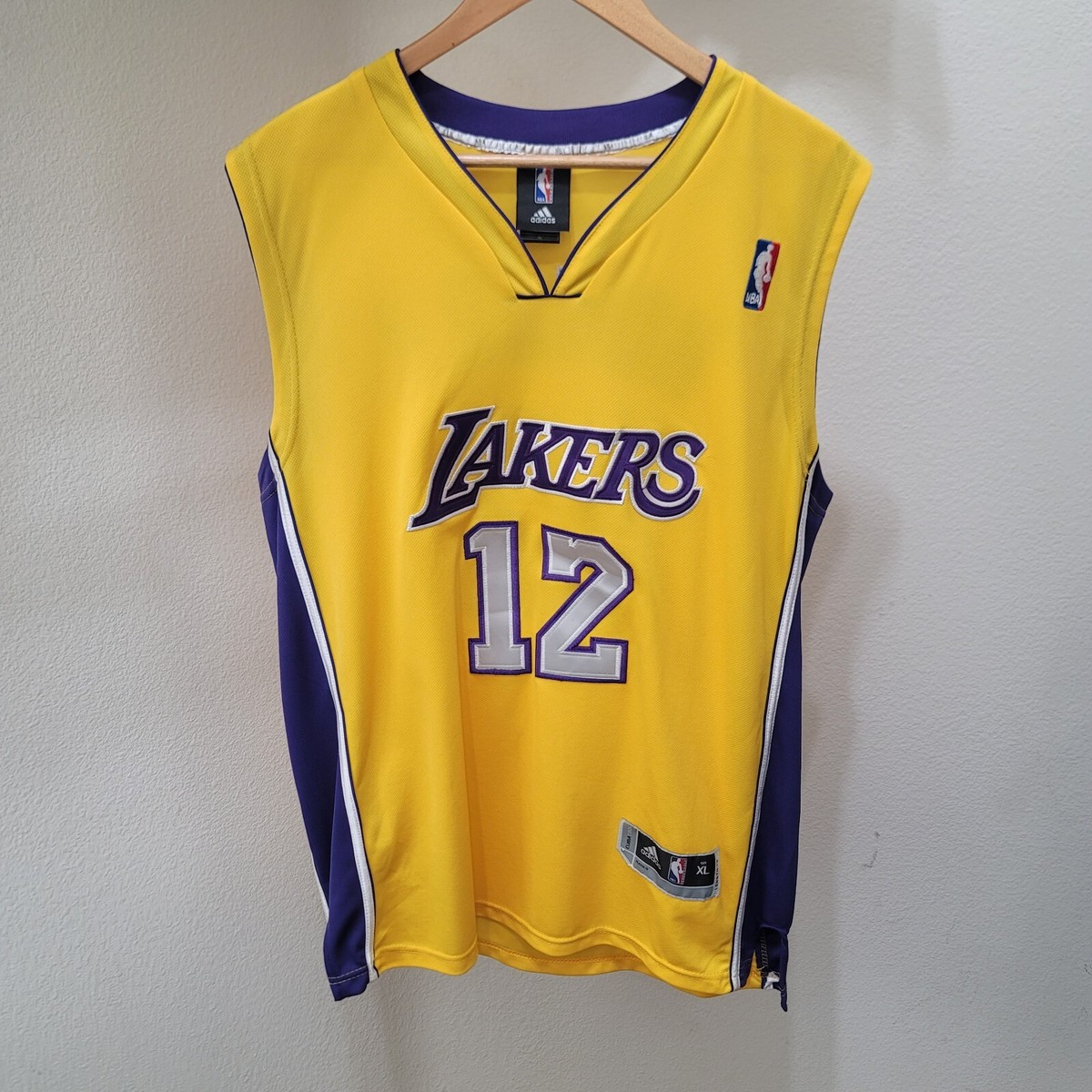 Los Angeles LA Lakers Jersey Men's XL Adidas Authentic Dwight