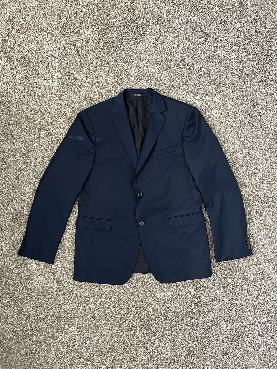 Z Zegna Blue Drop 8 Wool/Mohair Suit Separate 54R/44R