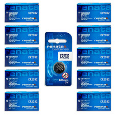 Renata Lithium Watch Batteries Coin Cells - CR2032 - Bulk Buy Trade Lot x50 x100