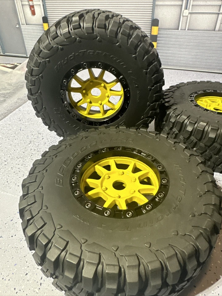 *NEW* LOSI BFG Mud Terrain KM3 Tire / Wheel Set (QTY 4) SUPER BAJA REY 2.0 43029 - Image 2 of 4